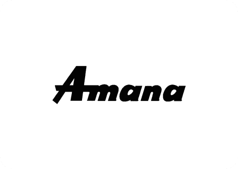 Amana brand name in stylized font