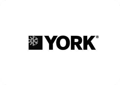 YORK logo with snowflake design